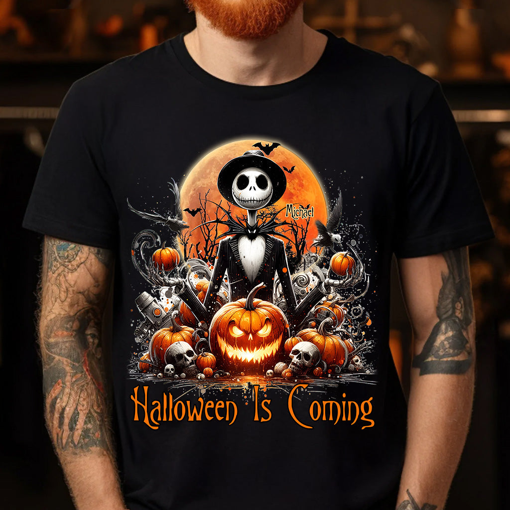 Personalized Halloween T-shirt & Hoodie with Spooky Design T-shirt & Hoodie GradoCreations