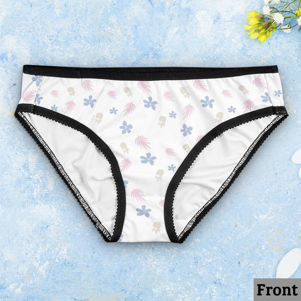 Personalized Lace Border Briefs and Boxer Briefs for Couples | Custom Name Gift Lace Border Women Briefs And Men’s Boxer Briefs GradoCreations