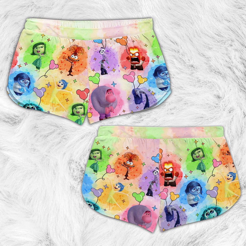 Personalized Inside Out All Over Shirt & Shorts Set for Kids All Over Shirt & Women Shorts GradoCreations