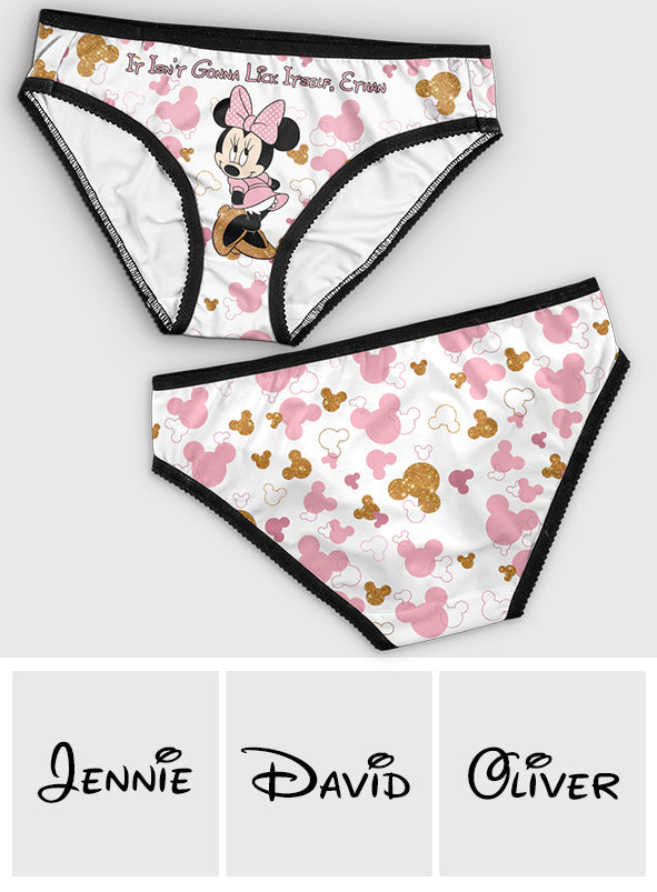 Personalized Women's Briefs with Lace Border and Design Lace Border Women Briefs GradoCreations