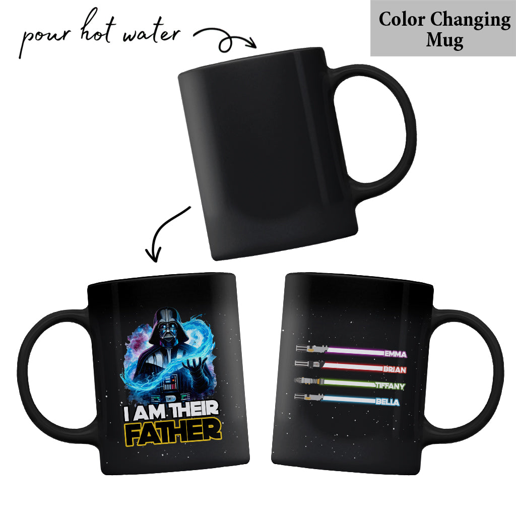 Personalized Star Wars Mug Custom Names Gift for Dad Mug GradoCreations