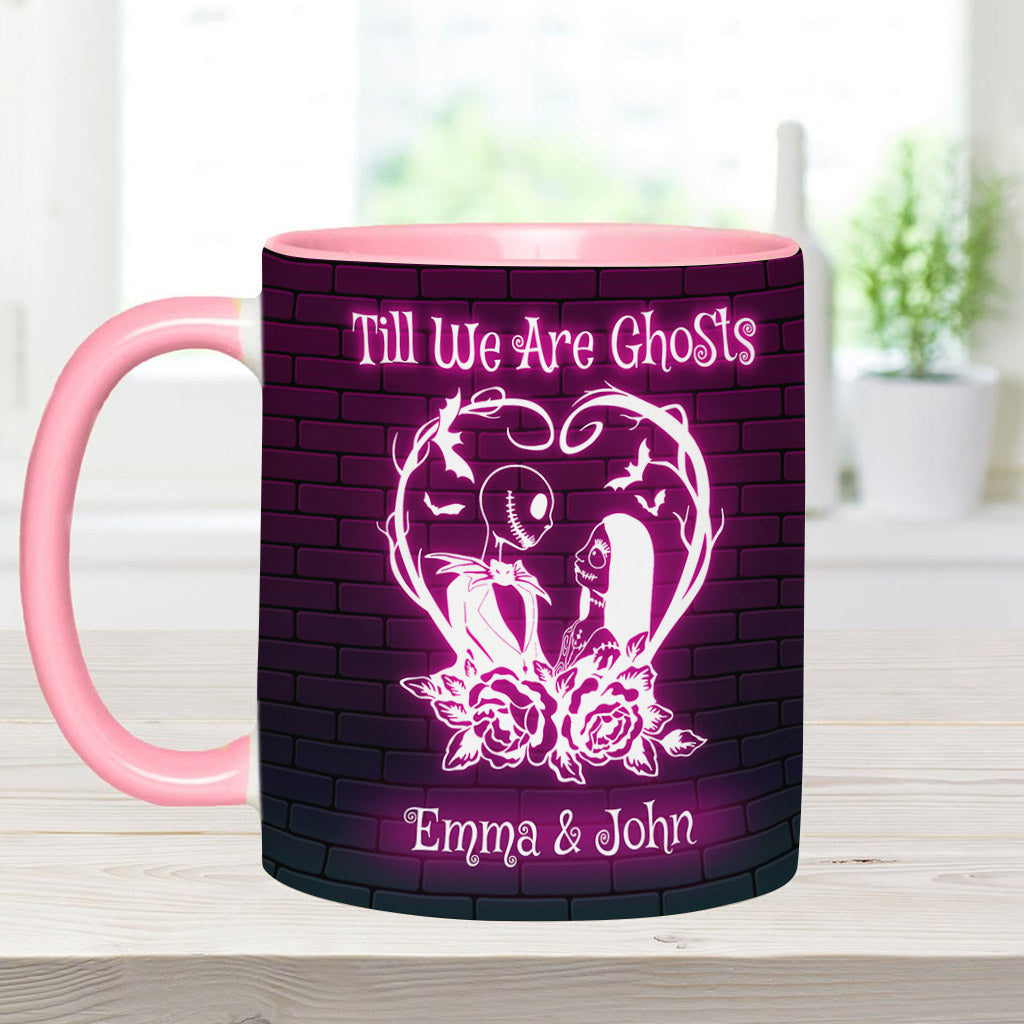 Personalized Nightmare Accent Mug for Couples - Till We Are Ghosts Accent Mug GradoCreations