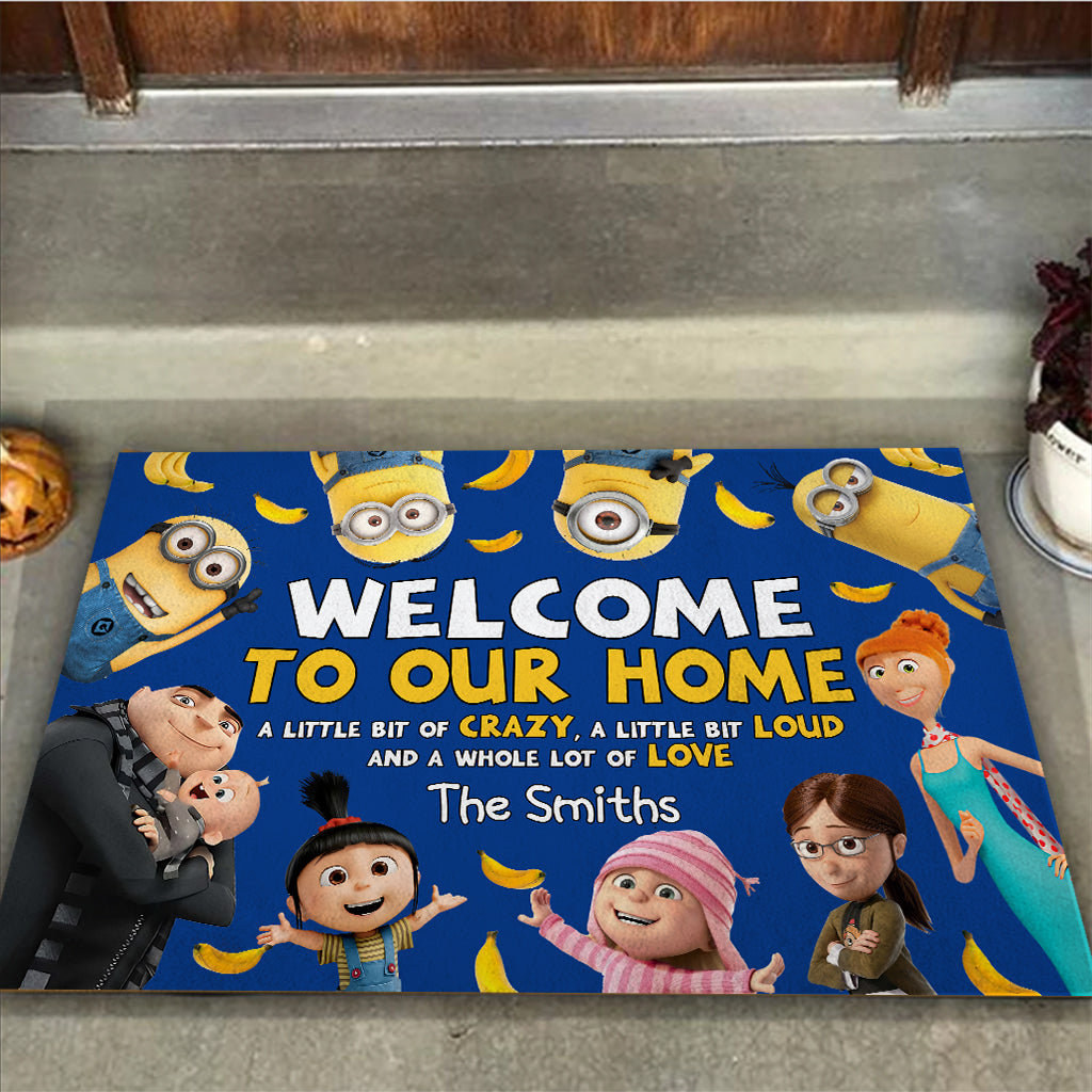 Personalized Welcome Doormat for Home Custom Name Gift Doormat GradoCreations
