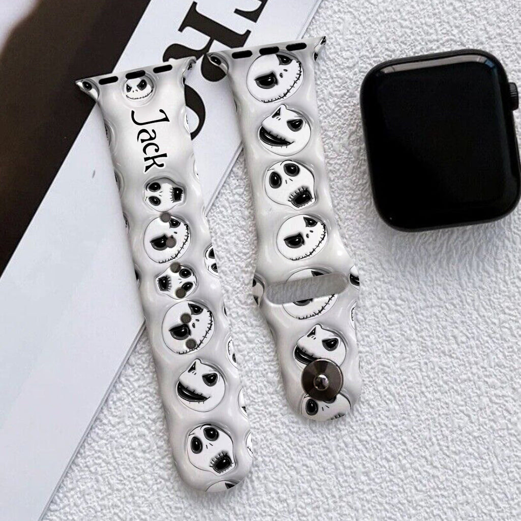 Personalized Nightmare Before Coffee Apple Watch Band for Fans Apple Watch Band GradoCreations