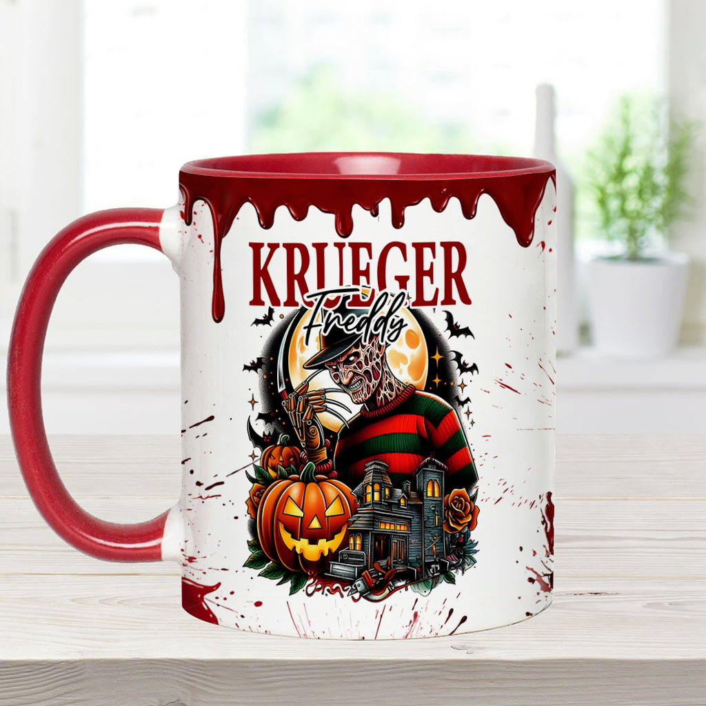 Personalized Horror Accent Mug Custom Name Gift for Fans Accent Mug GradoCreations
