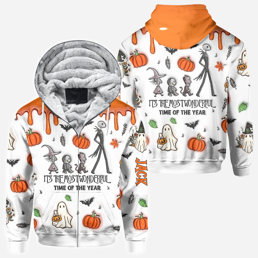 Personalized Nightmare Before Christmas All Over Shirt for Halloween All Over Shirt GradoCreations