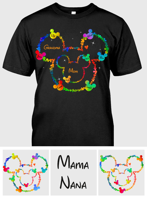 Personalized Mom Grandma Mouse T-shirt & Hoodie Gift for Mother's Day T-shirt & Hoodie GradoCreations