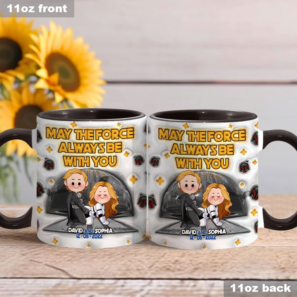 Personalized Star Wars Accent Mug Custom Name Gift for Fans Accent Mug GradoCreations