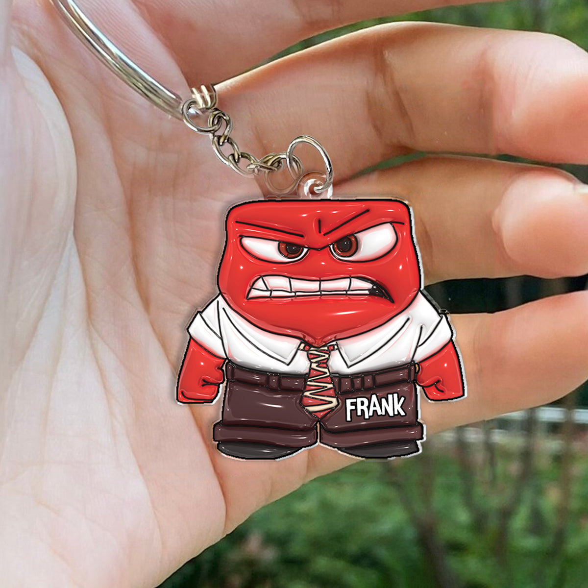 Personalized Anger Keychain Custom Name Gift for Graduation Keychain GradoCreations
