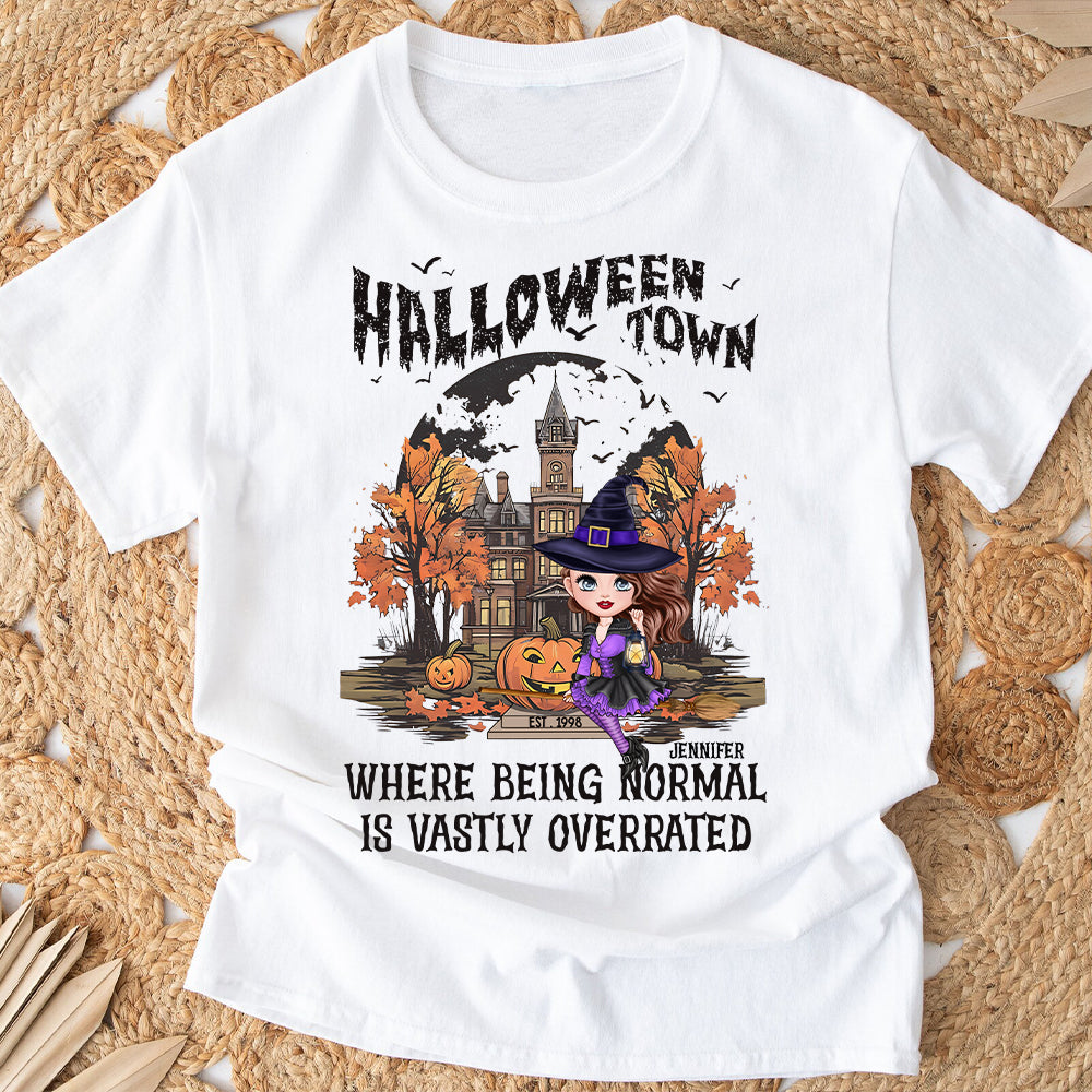 Personalized Halloween Town T-shirt & Hoodie for Kids & Adults T-shirt & Hoodie GradoCreations