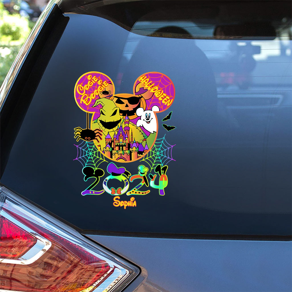 Personalized Halloween Mouse Decal Custom Name Gift Decal Full GradoCreations