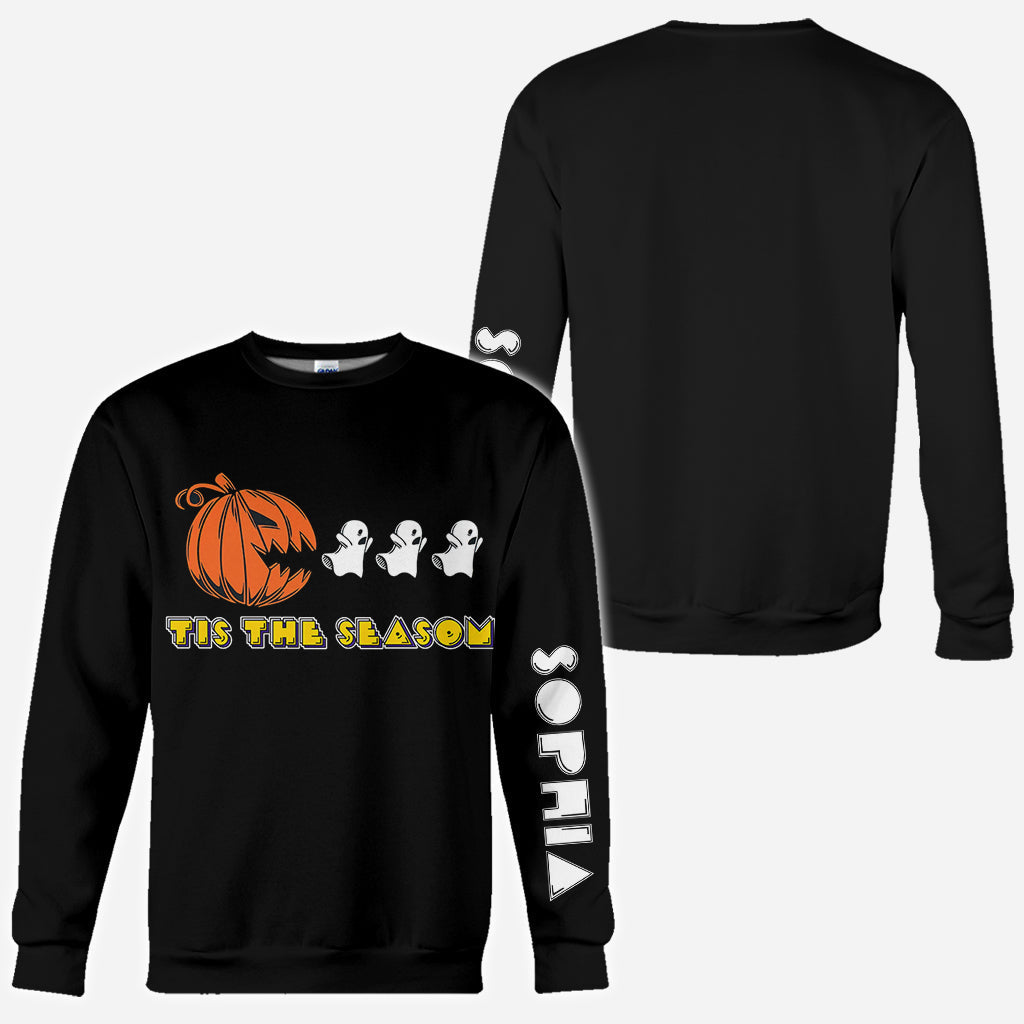 Personalized Halloween All Over Shirt Custom Name Gift All Over Shirt GradoCreations