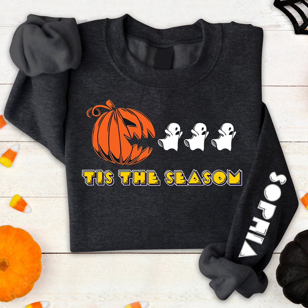 Personalized Halloween All Over Shirt Custom Name Gift All Over Shirt GradoCreations