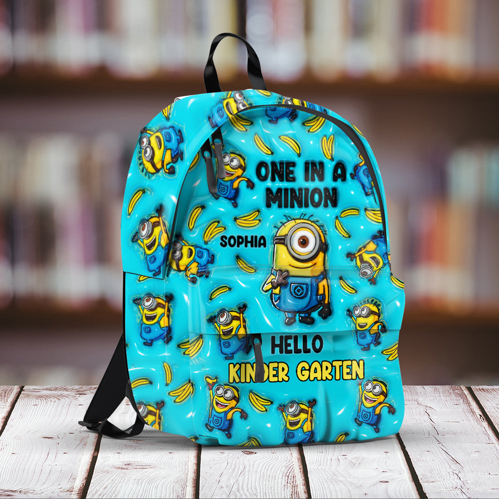 Personalized Minions Backpack for Kids - Custom Name Gift for Back to School Backpack GradoCreations