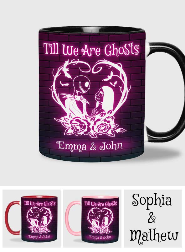 Personalized Nightmare Accent Mug for Couples - Till We Are Ghosts Accent Mug GradoCreations