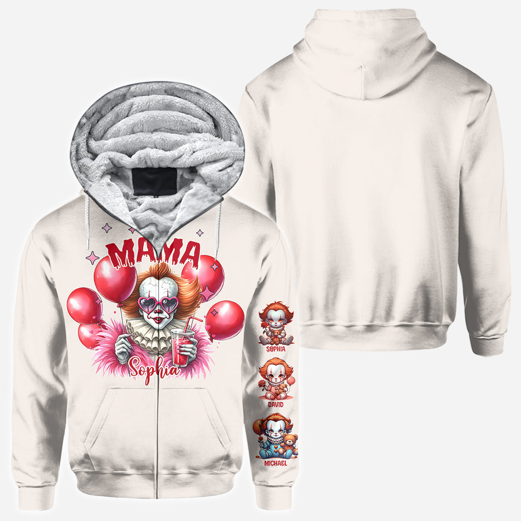 Personalized Scary Mama All Over Shirt Custom Name Gift All Over Shirt GradoCreations
