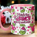 Personalized Grinch Accent Mug Custom Name Christmas Gift Accent Mug GradoCreations