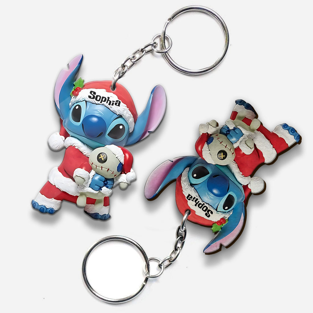 Personalized Ohana Keychain Custom Name Christmas Gift Keychain GradoCreations