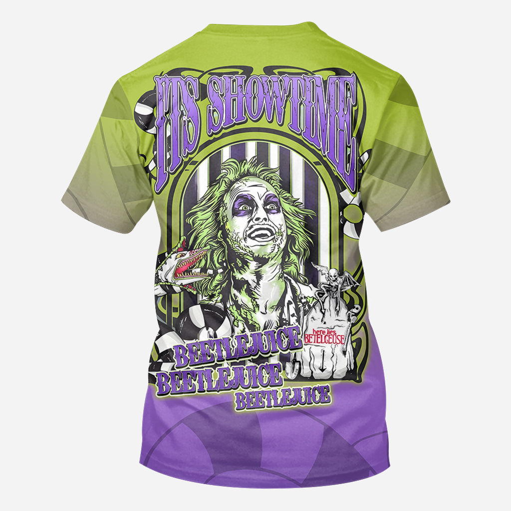 Personalized Beetlejuice All Over Shirt Gift for Halloween All Over Shirt GradoCreations