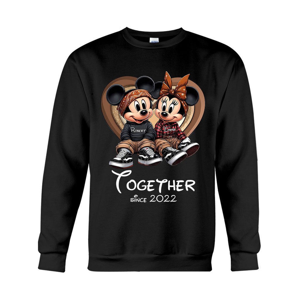 Personalized Chicano Couple T-shirt & Hoodie Gift Together Since 2022 T-shirt & Hoodie GradoCreations