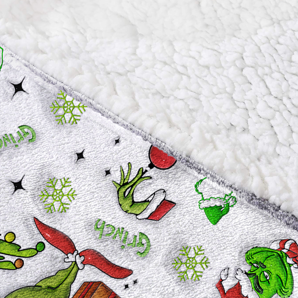 Personalized Grinchmas Blanket Hoodie Gift for Kids - Cozy Holiday Apparel Blanket Hoodie GradoCreations
