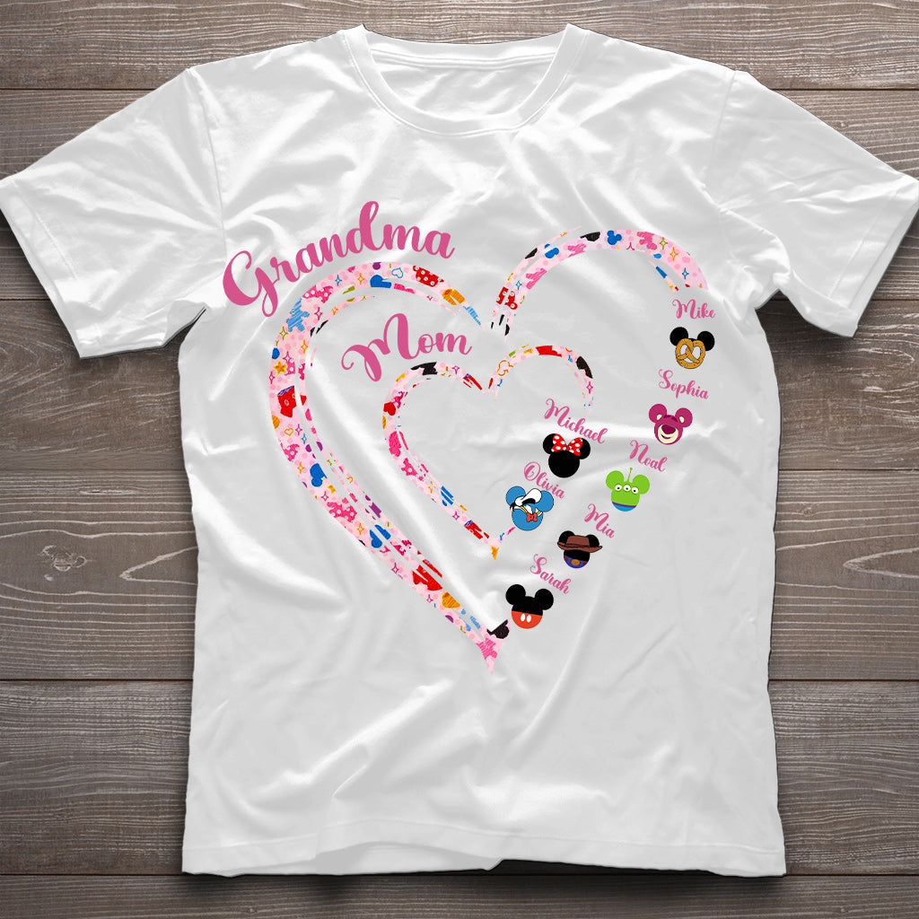 Personalized Grandma Mouse T-shirt & Hoodie Gift for Mother's Day T-shirt & Hoodie GradoCreations