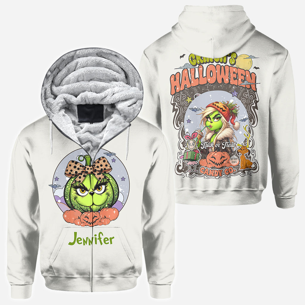 Personalized Christmas All-Over Shirt Cute Pumpkin Design Gift All Over Shirt GradoCreations