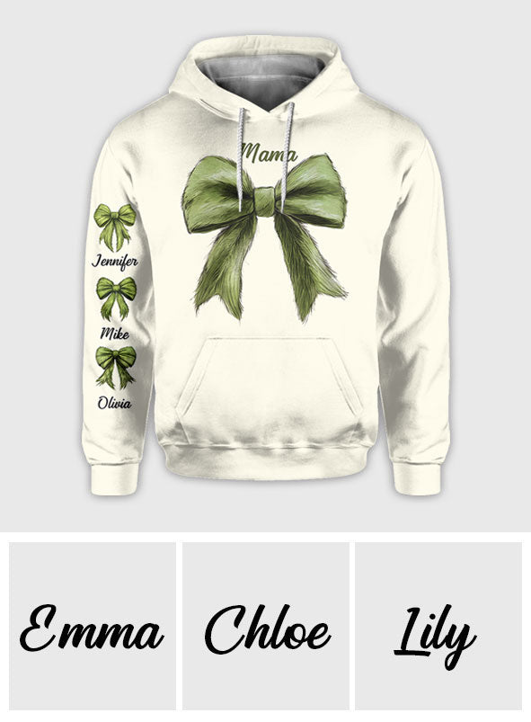 Personalized Mama Christmas All Over Shirt Custom Family Gift All Over Shirt GradoCreations