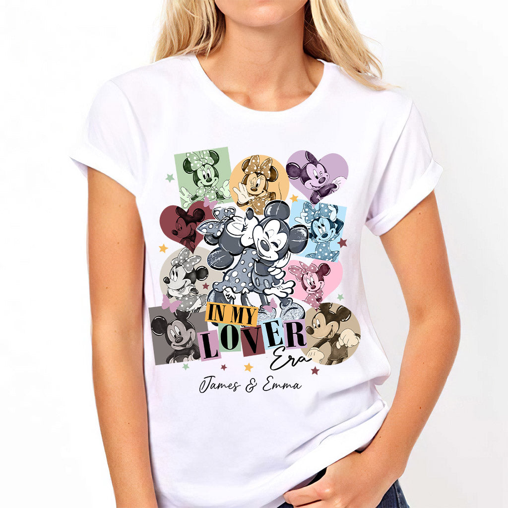Personalized Couple T-Shirt and Hoodie In My Lover Era Gift for Engagement/Anniversary T-shirt & Hoodie GradoCreations