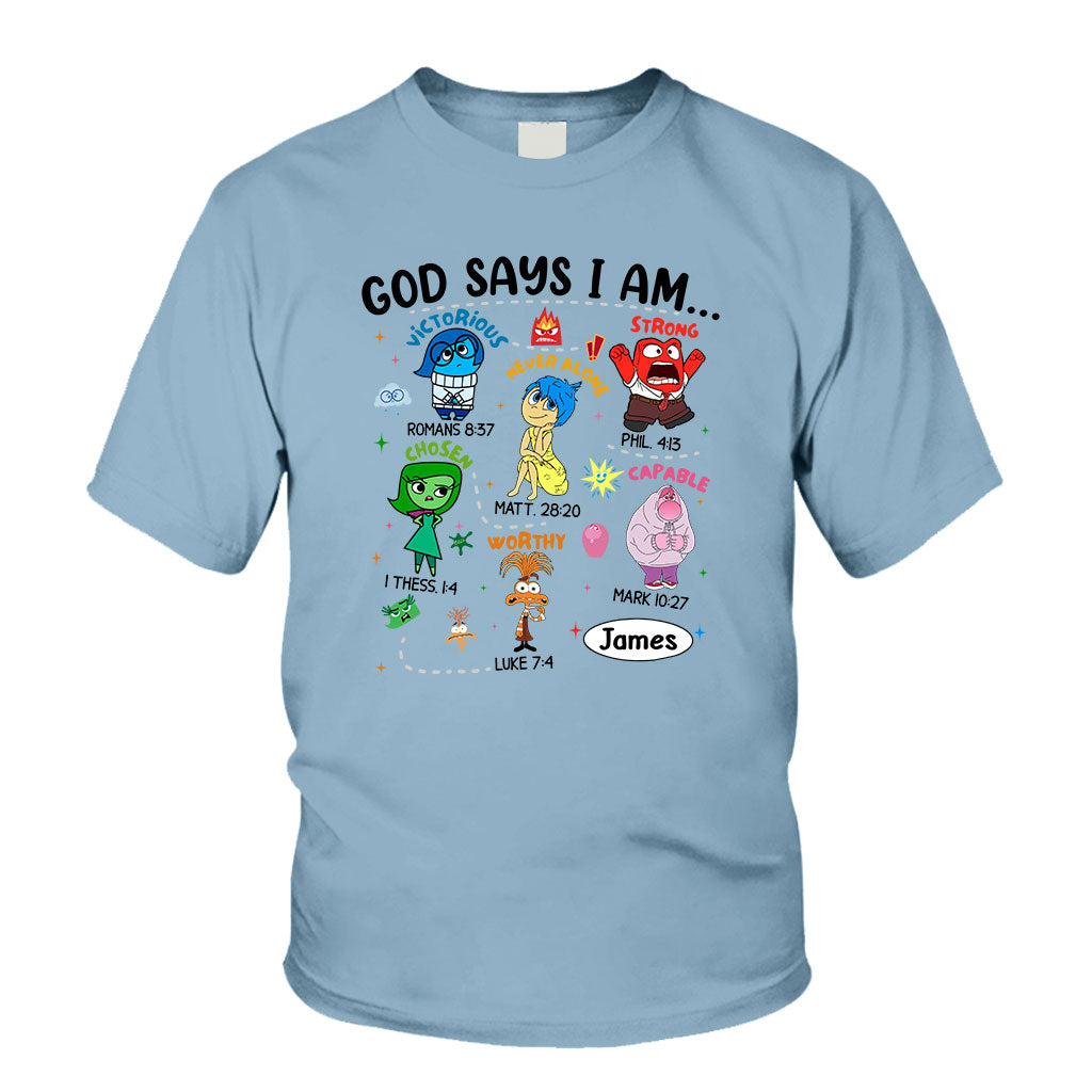 Personalized God Says I Am T-shirt & Hoodie for Kids T-shirt & Hoodie GradoCreations