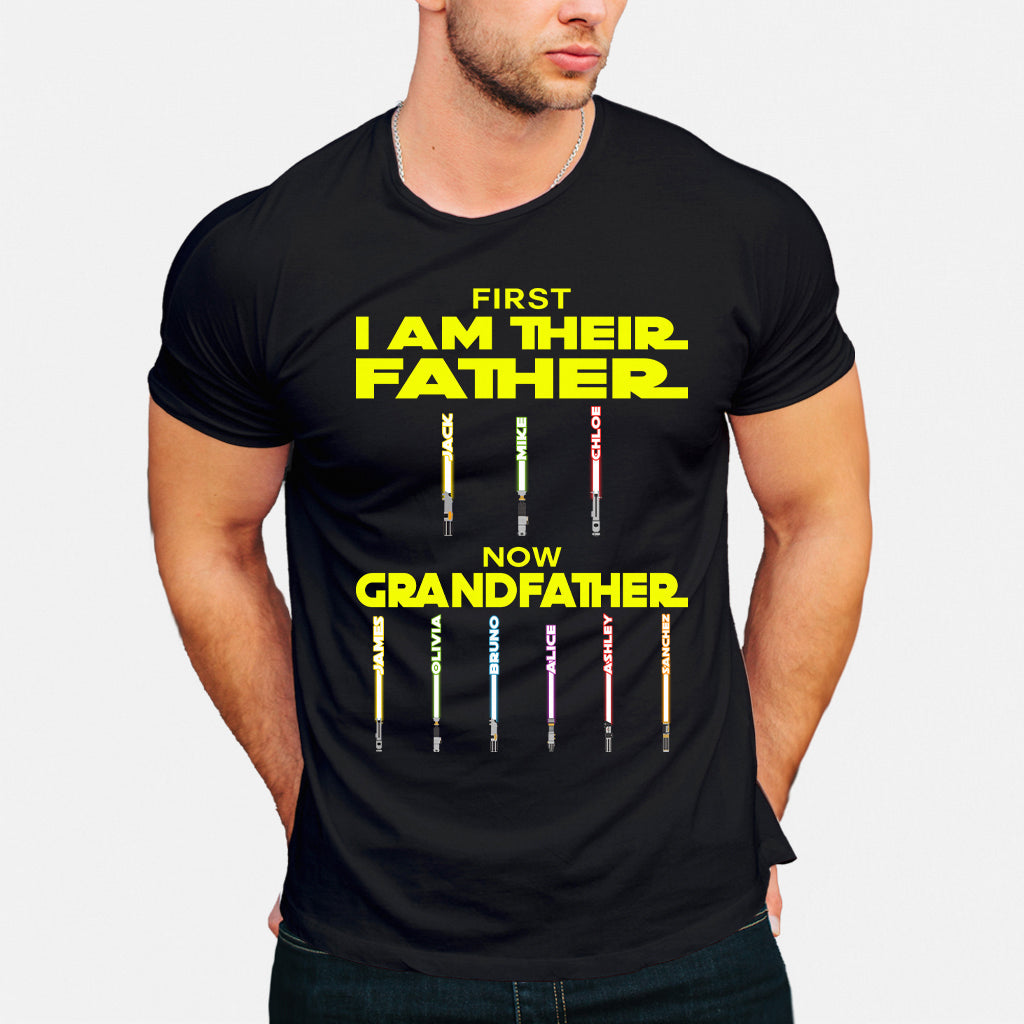 Personalized Star Wars Father Grandfather T-Shirt & Hoodie Gift T-shirt & Hoodie GradoCreations