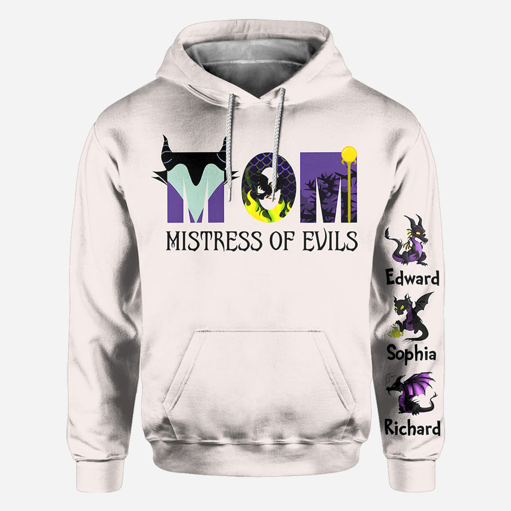 Personalized Mistress of Evils All Over Shirt for Mom - Custom Design Gift All Over Shirt GradoCreations