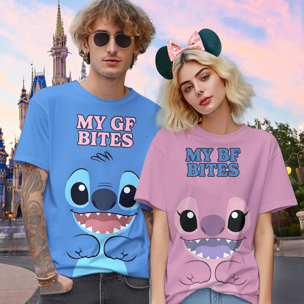 Personalized Ohana All-Over Shirt Custom Gift for Couple All Over Shirt GradoCreations