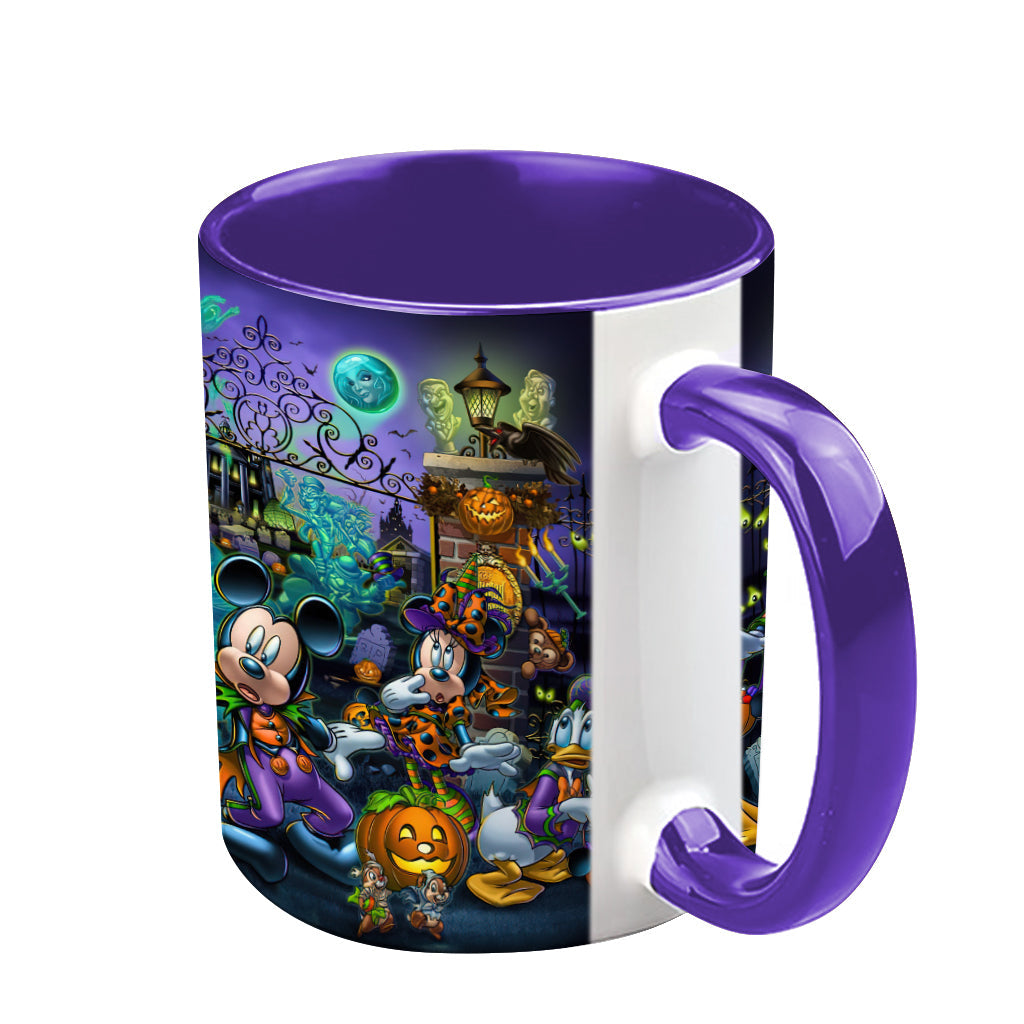 Personalized Halloween Accent Mug Custom Name Gift Idea Accent Mug GradoCreations