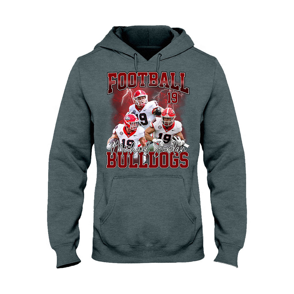 Personalized Football T-Shirt and Hoodie Custom Game Day Gift T-shirt & Hoodie GradoCreations