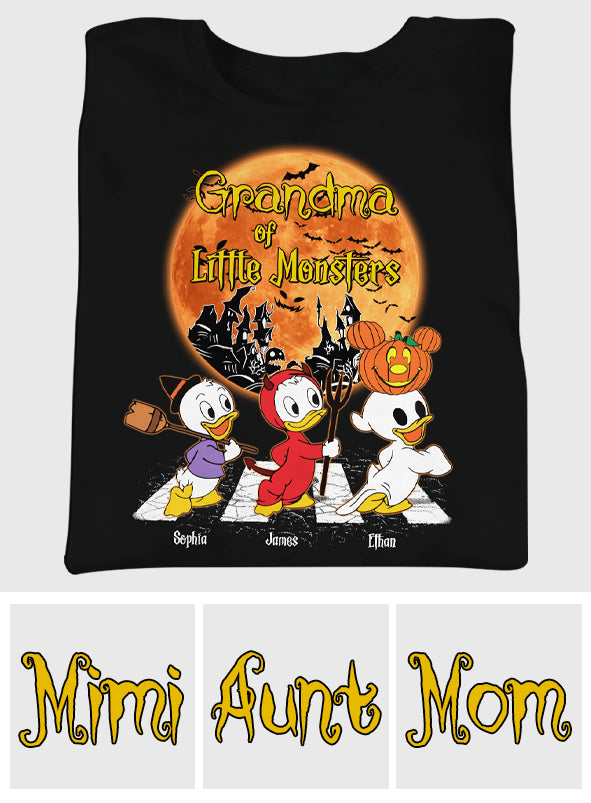 Personalized Grandma Of Little Monsters T-shirt & Hoodie for Halloween Gift T-shirt & Hoodie GradoCreations