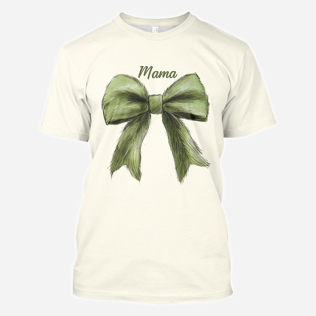 Personalized Mama Christmas All Over Shirt Custom Family Gift All Over Shirt GradoCreations