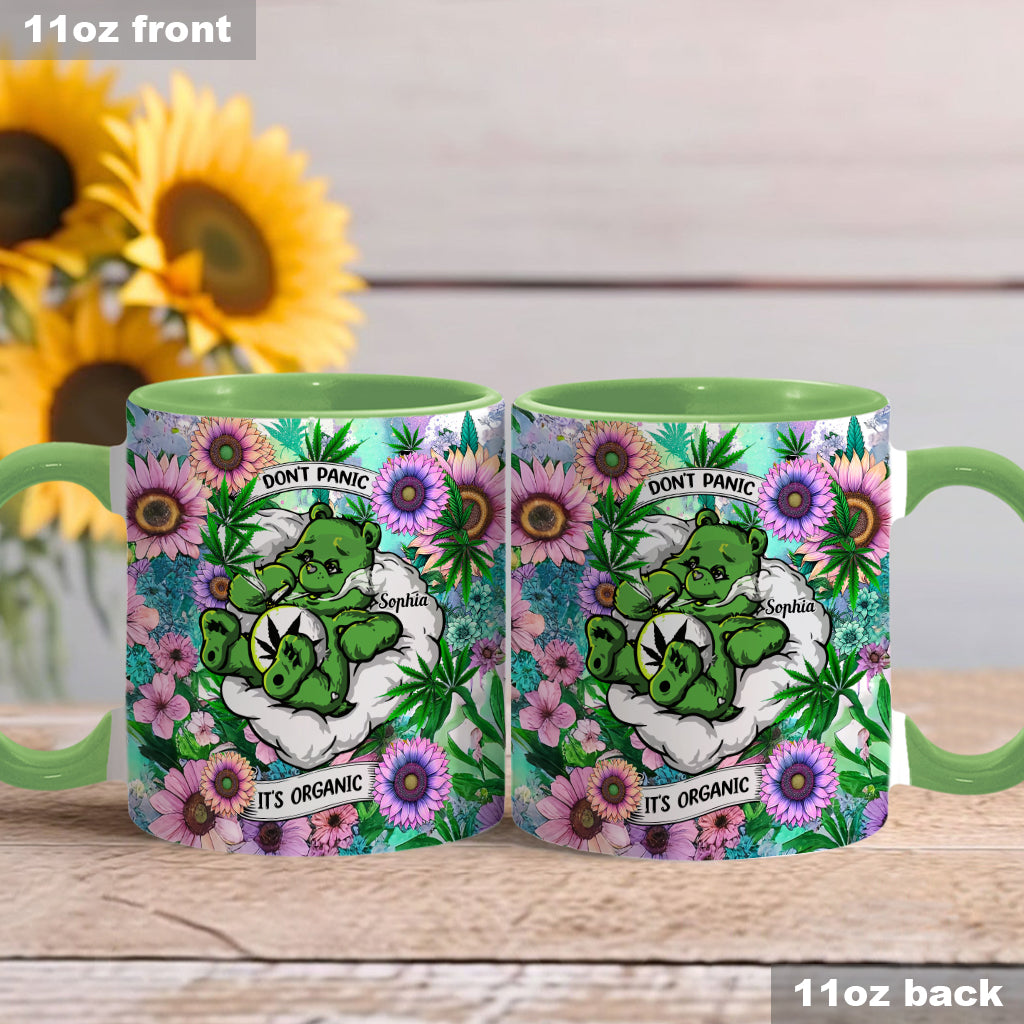 Personalized Weed Accent Mug Custom Name Gift for Her Accent Mug GradoCreations