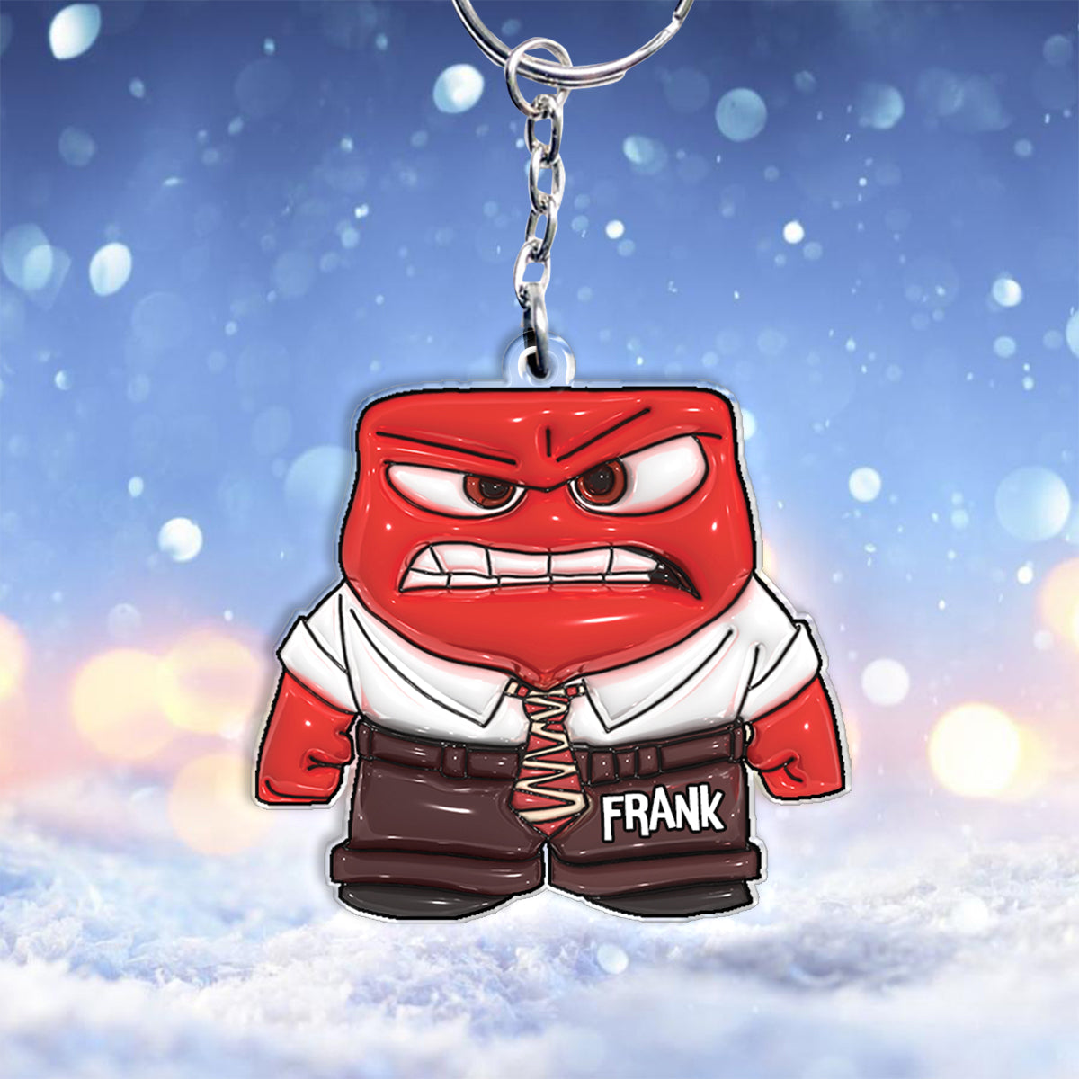 Personalized Anger Keychain Custom Name Gift for Graduation Keychain GradoCreations