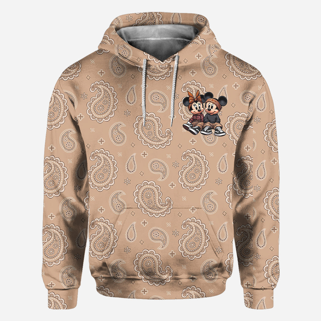Personalized All Over Shirt Cute Mouse Couple Gift for Anniversary All Over Shirt GradoCreations