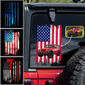 Personalized American Flag Car Decal Die Cut Custom Design Decal Die Cut GradoCreations
