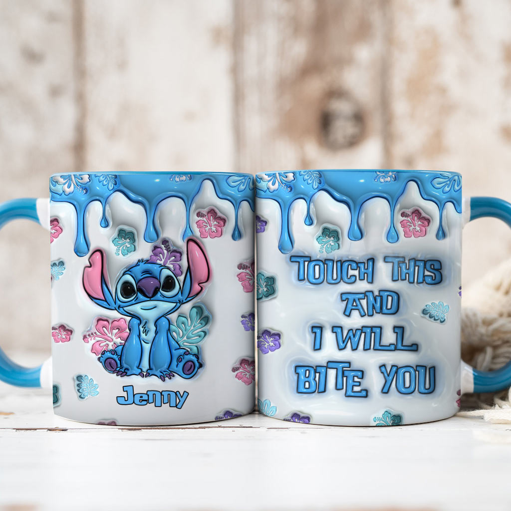 Personalized Ohana Accent Mug Custom Name Gift for Birthdays Accent Mug GradoCreations
