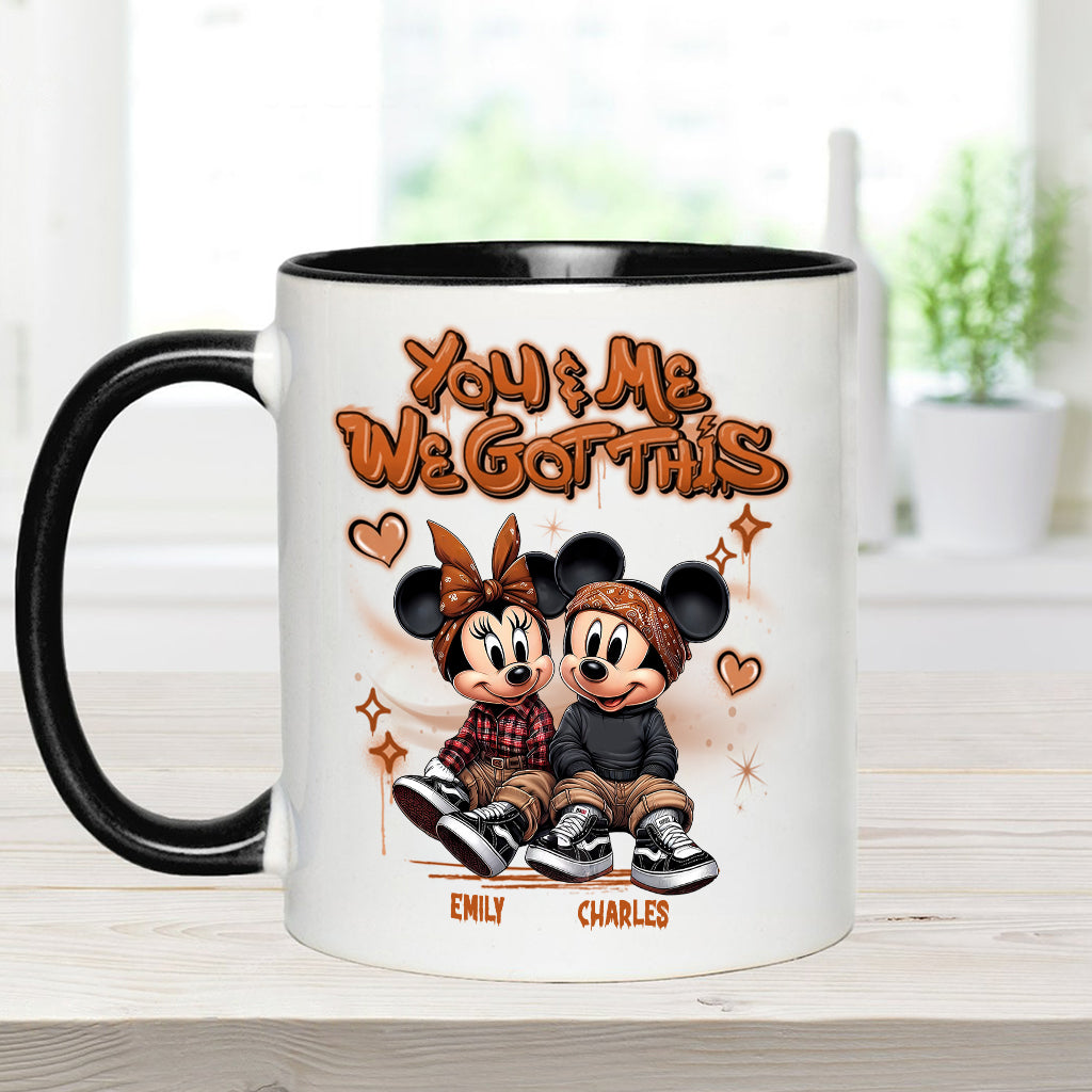 Personalized We Got This Accent Mug Custom Name Gift for Couples Accent Mug GradoCreations