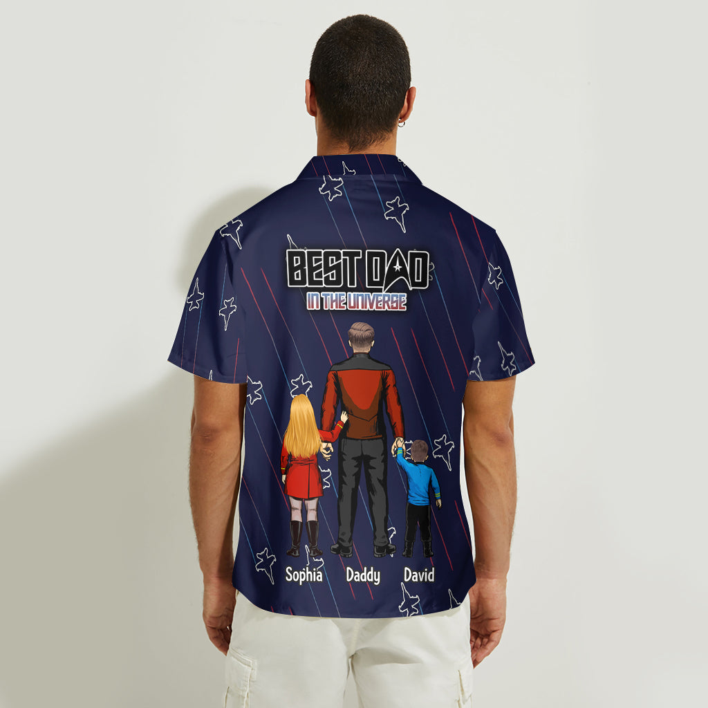 Personalized Top Gun Hawaiian Shirt for Dad - Best Dad Gift Hawaiian Shirt GradoCreations