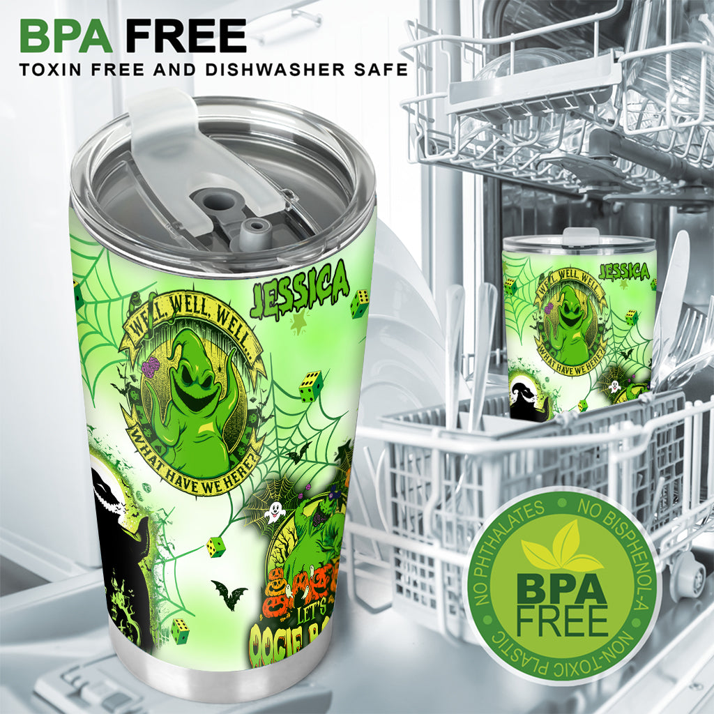 Personalized Oogie Boogie Halloween Tumbler Custom Gift Tumbler GradoCreations
