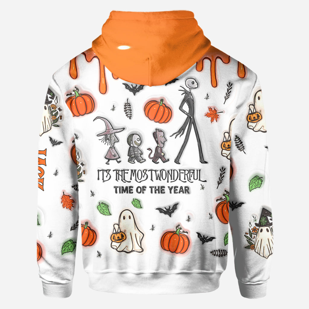 Personalized Nightmare Before Christmas All Over Shirt for Halloween All Over Shirt GradoCreations