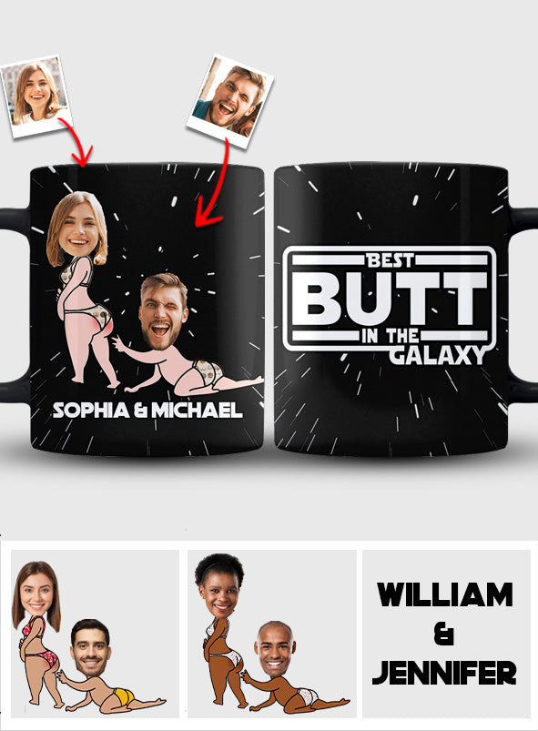 Personalized Best Butt In The Galaxy Mug Custom Name Gift Mug GradoCreations