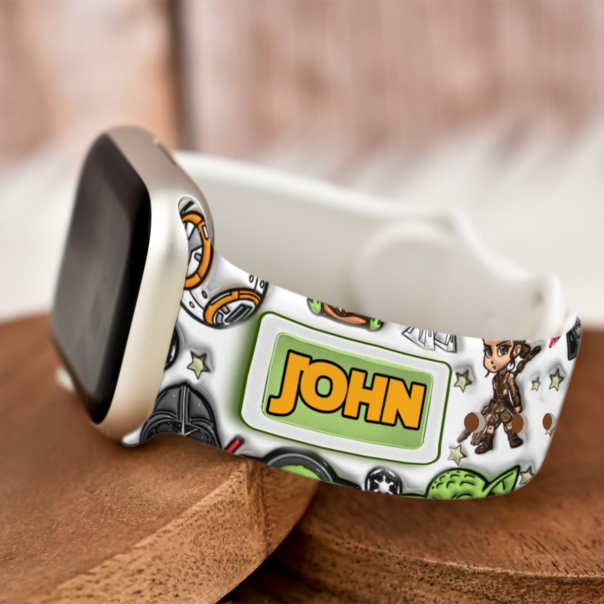 Personalized Star Wars Apple Watch Band Custom Name Gift Apple Watch Band GradoCreations