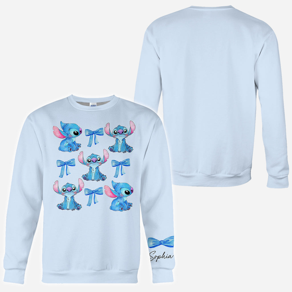 Personalized Stitch All Over Shirt Cute Gift for Kids All Over Shirt GradoCreations