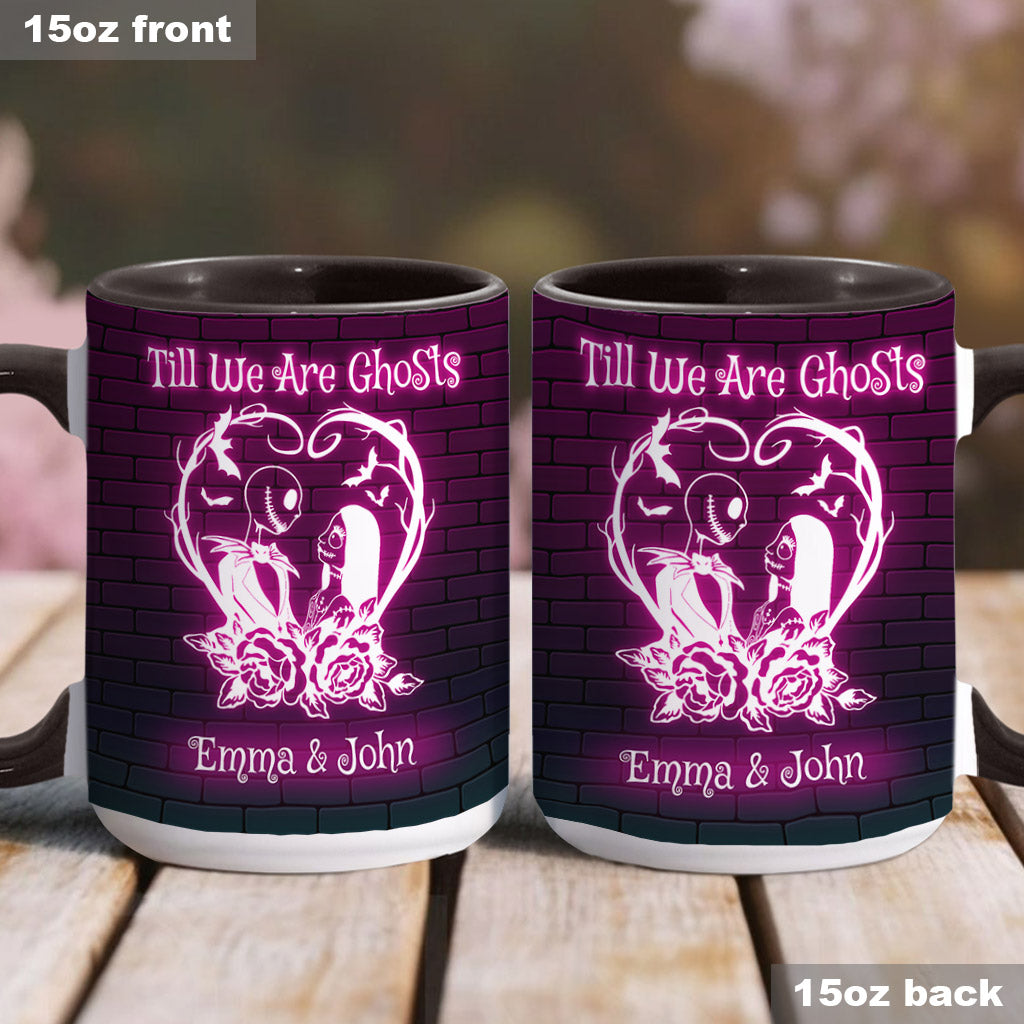 Personalized Nightmare Accent Mug for Couples - Till We Are Ghosts Accent Mug GradoCreations